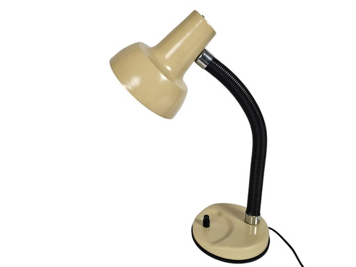 Veneta Lumi - table lamp - 'Gooseneck' - vintage lighting - 70's