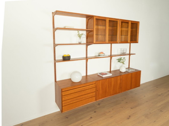 Wohnwand aus den 1960er Jahren, Poul Cadovius – Wandschrank, Glass, Wood (photo 4 of 15)