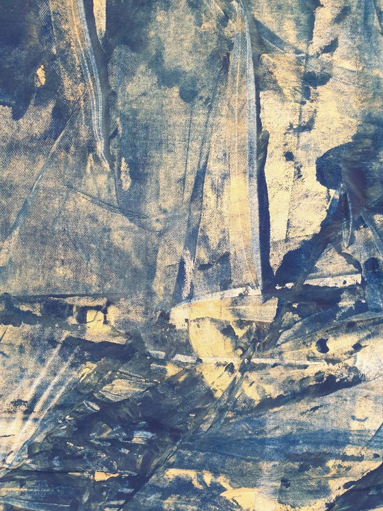 Jürgen Angeler - Blue Golden Jungle – Paintings & Drawings, Canvas (photo 22 of 22)