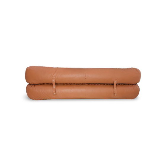 Anfibio Canapé Collezioni Allessandro Becchi Cuir Nouveau Revêtement Cognac – Canapés 3 places, Leather (photo 4 of 14)