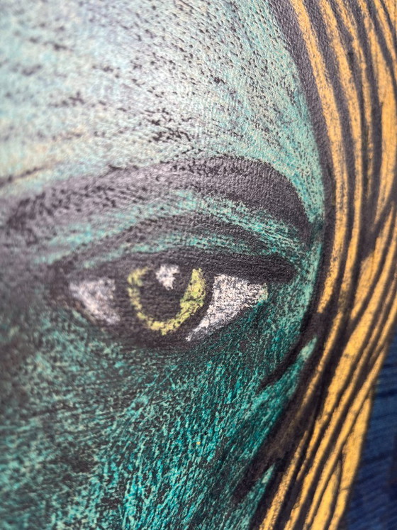 Rudi Pillen - Retrato – Pinturas y dibujos, Wood (photo 4 of 8)