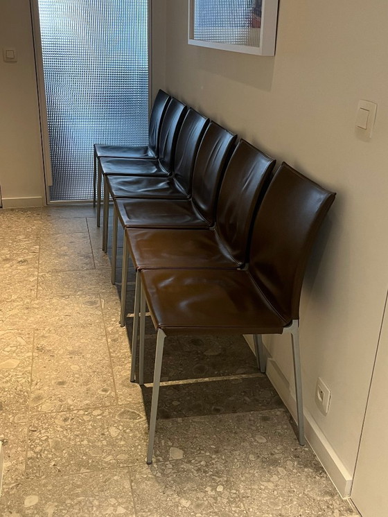 Image 1 of 6x Zanotta Lia stoelen - Roberto Barbieri 1999