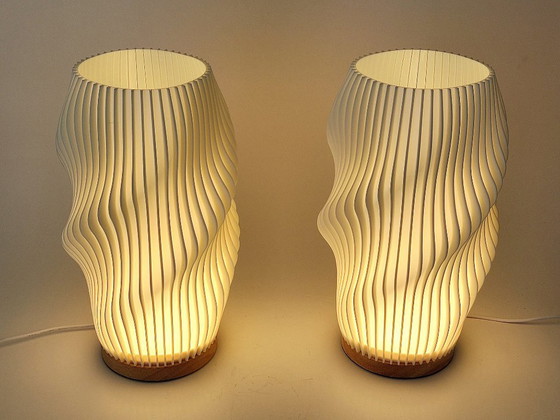 Image 1 of Ensemble de lampes de table « Tourbillon » LED