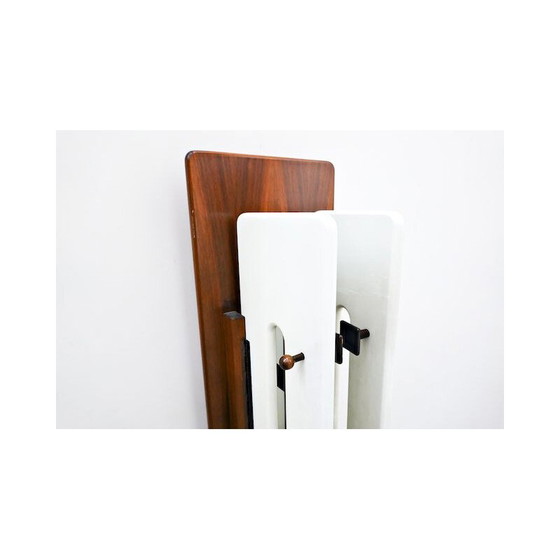 Image 1 of Vintage wooden coat rack modern Italy 1960s