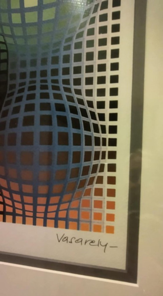Image 1 of Vasarely - Composizione geometrica