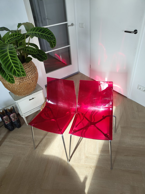 Image 1 of 2 chaises italiennes Roberto Forschia