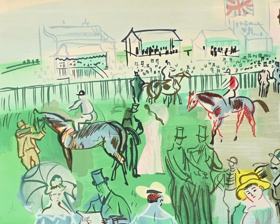 Image 1 of Charles Sorlier, Epsom 39 (after Raoul Dufy). Lithograph. C.1960.