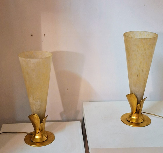 Image 1 of Table lamps art nouveau art deco