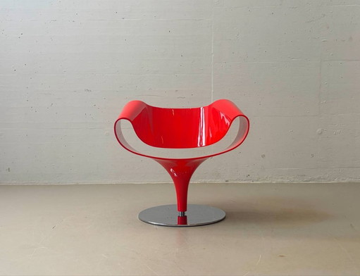 Sillón rojo Little Perillo PR081 de Martin Ballendat para Züco.