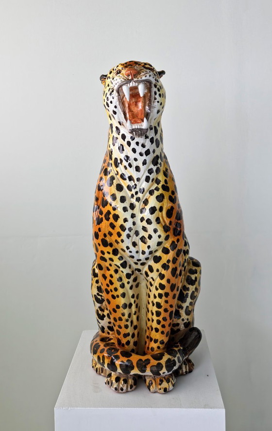 Image 1 of Vintage Keramieken Luipaard