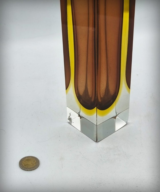 Image 1 of XXL Sommerso Vase By Flavio Poli, Murano, Italy, 1950s
