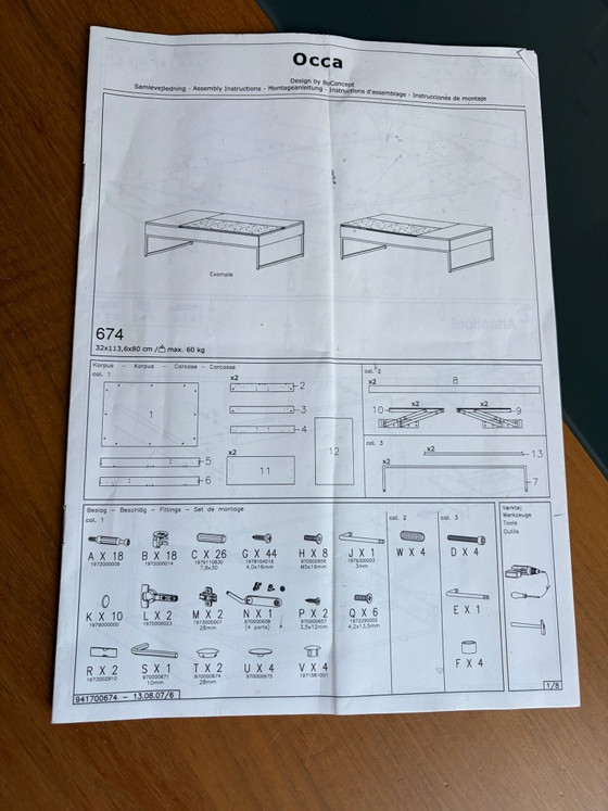 BoConcept Occa Couchtisch, Couchtische, Holz, Metall, Braun (Foto 5 von 5)