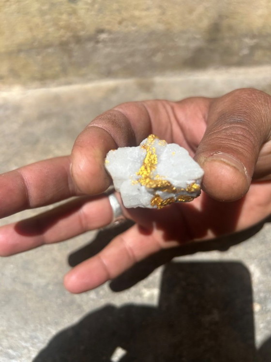 Image 1 of Native Gold on Quartz