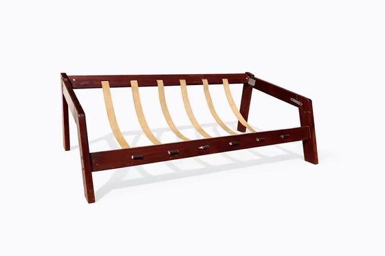 Image 1 of Moveis Corazza Leder Sofa 2 Sitzer ähnlich wie Percival Lafer