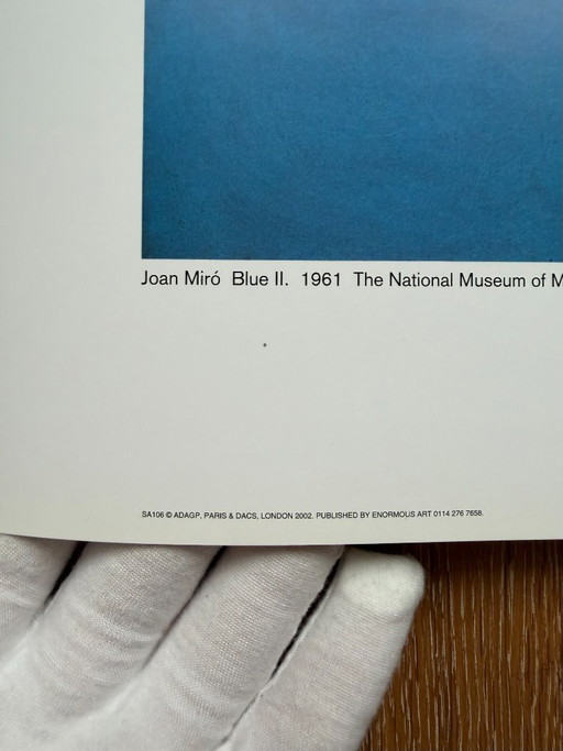 Joan Miró (1893-1983), Azul II, 1961, Museo Nacional de Arte Moderno, Centro Georges Pompidou, París, (photo 2 of 6)