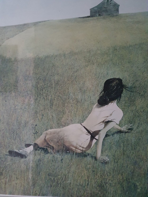 Andrew Wyeth "Christinas World " – Litho's & Zeefdrukken, Glas, Papier (photo 5 of 11)