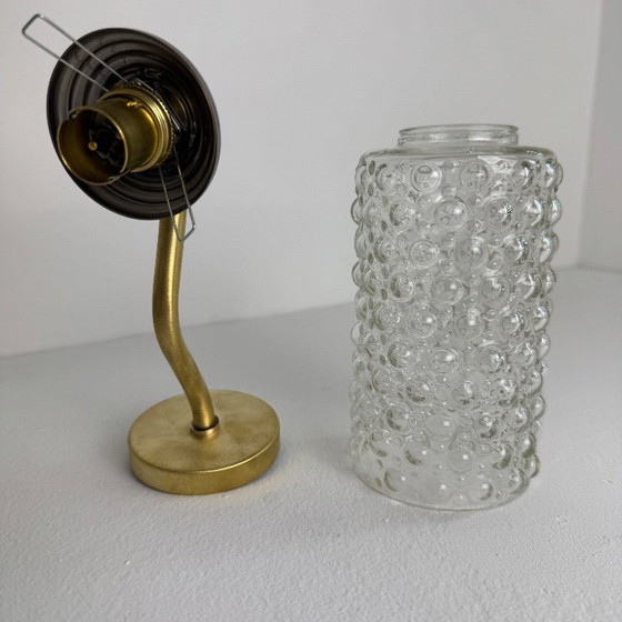 Image 1 of COPPIA DI APPLIQUE VINTAGE IN VETRO A BOLLA