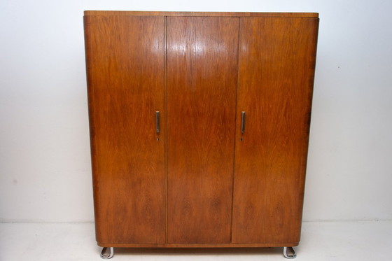 Image 1 of Armoire-penderie, Vichr & spol., années 1930, Tchécoslovaquie