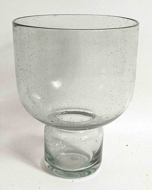 Bubble glass bowl 70s Height 23 cm
