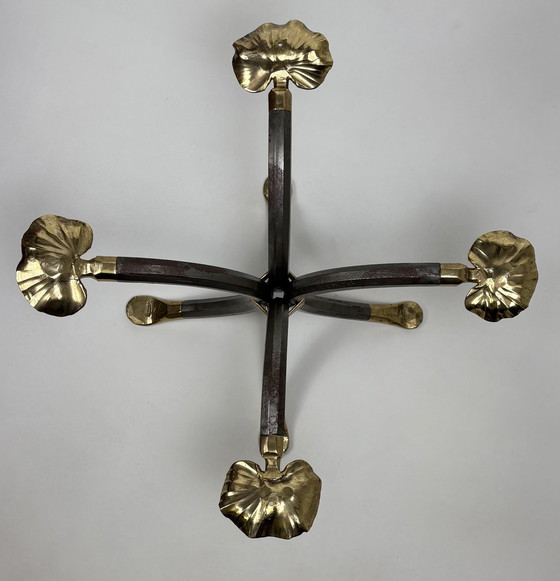 Image 1 of Manfred Bredohl Design robust Brutalist metal coffee table