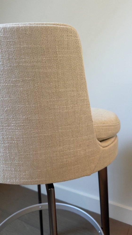 2 Flexform Feel Good Barkrukken (Antonio Citterio) In Beige/Zandkleur – Cotton (photo 5 of 8)