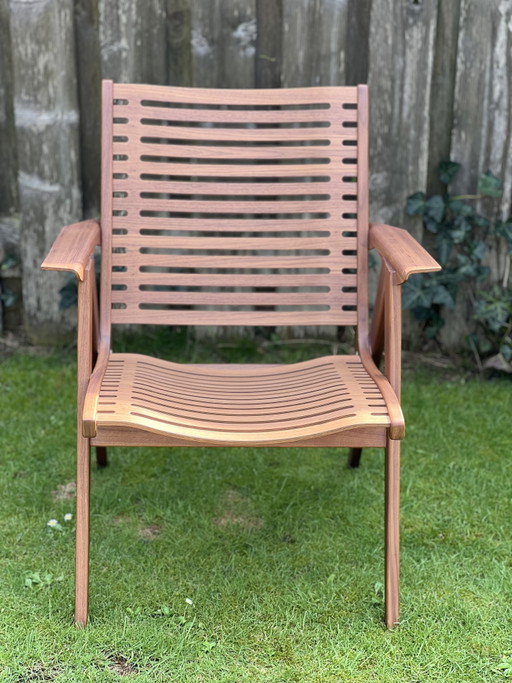 Wunderschöner authentischer Rex Kralj Sessel – fauteuils, Metal, Wood