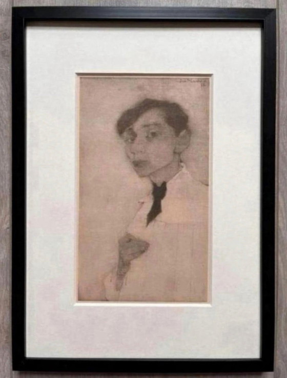 Jan Mankes 1889-1920 / Heliogravur-Selbstporträt 1923 – Lithographien & Drucke, Paper (photo 5 of 5)