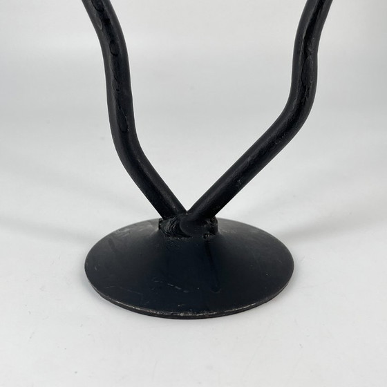 Image 1 of Candelabro scultoreo vintage in stile postmoderno/Memphis – "Wavy Design", anni '80