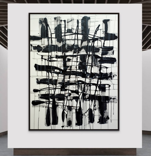 Natia Antadze Abstracte Compositie XXL