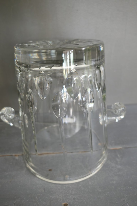 Image 1 of Seau à champagne vintage Baccarat de Lorraine