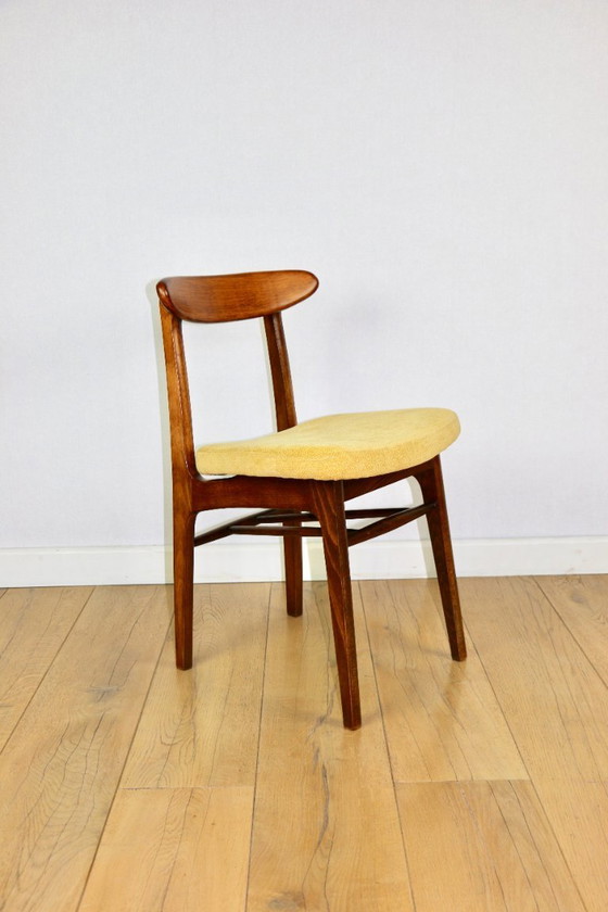 Image 1 of Sedie Hałas vintage gialle - set da 2