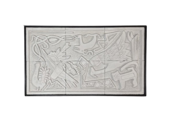 Image 1 of Table basse mouvement CoBrA vers 1960