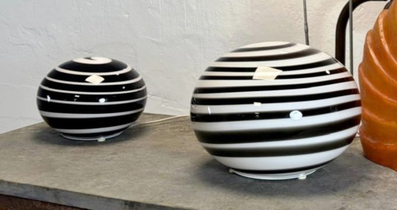 Image 1 of 2 ILU di Vetro Zebra tafellampen 