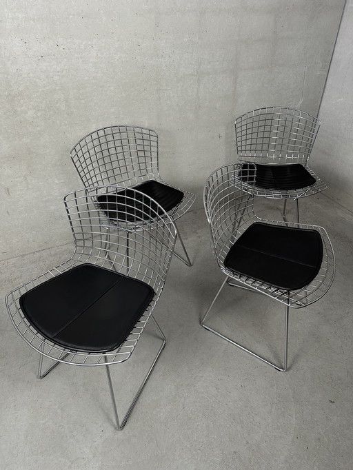 4x Bertoia wire side chair - Knoll