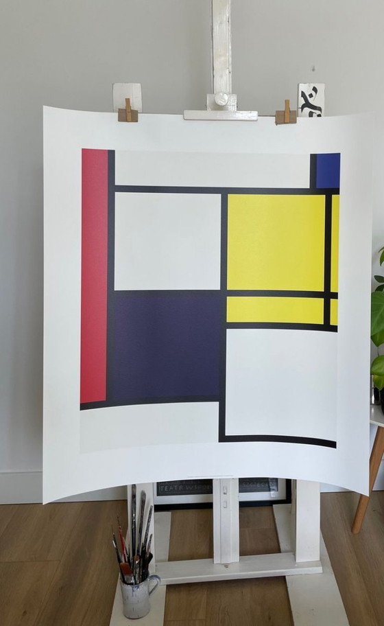 Image 1 of Piet Mondrian (1872-1944), Composition Neoplastique No. 5 E, 1924, Printed in Belgium...