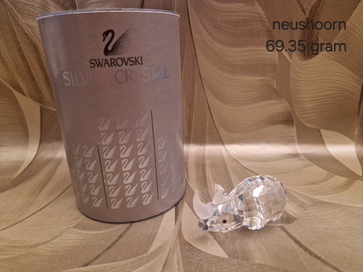 Rhinocéros Swarovski