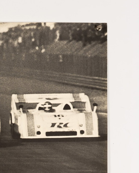 Image 1 of Porsche Interserie Nürburgring – 1973 – Originele Vintage Porsche Poster van Atelier Strenger – Mid-Century Modern – 102x76 cm