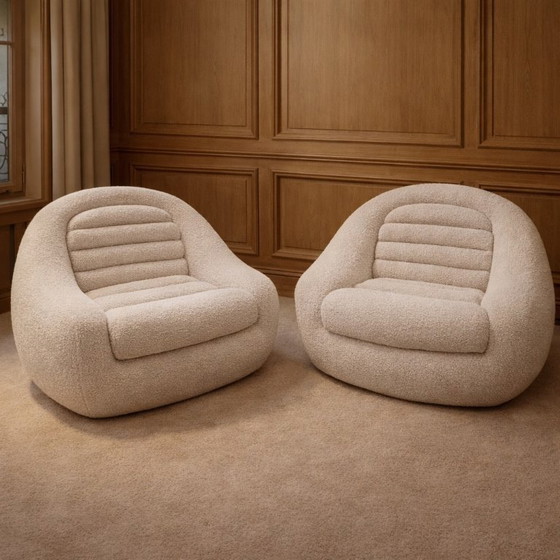 Image 1 of Zwei italienische Sessel – 1970er Jahre