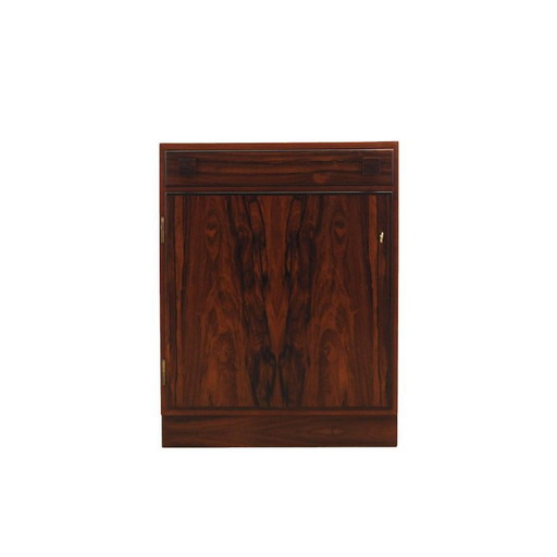 Dänische Palisander Kommode mit abschließbarem Schrank, 1960er Jahre