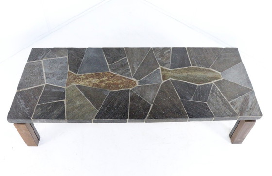 Image 1 of Vintage salontafel 'Fish' brutalist 
