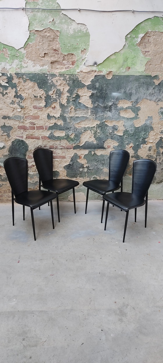 Image 1 of Esszimmerstühle im postmodernen italienischen Design