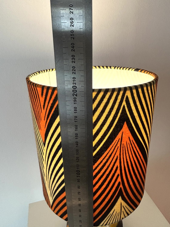 Image 1 of Typische vaaslamp uit de jaren 70 - draadloos - geschikt voor gebruik buitenshuis