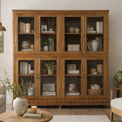 ALVIN Vitrine mit 4 Türen