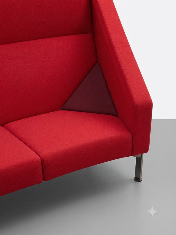 Divano Decision, Pelikan Design per Fritz Hansen anni '80 – Divani, Metal, Textile (photo 5 of 12)