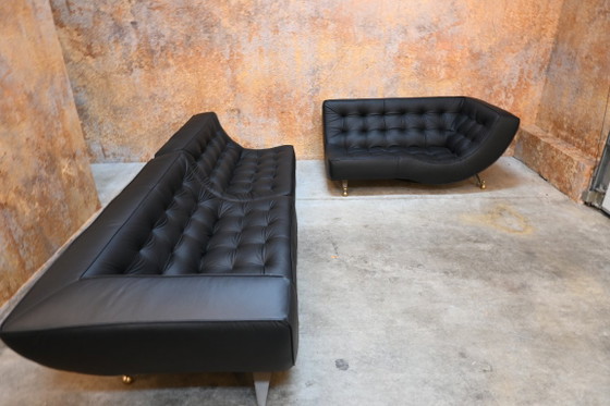 Chaiselongue Montis Quintus uniche ristrutturate + divano – Divani modulari, Pelle, Modern (photo 8 of 14)