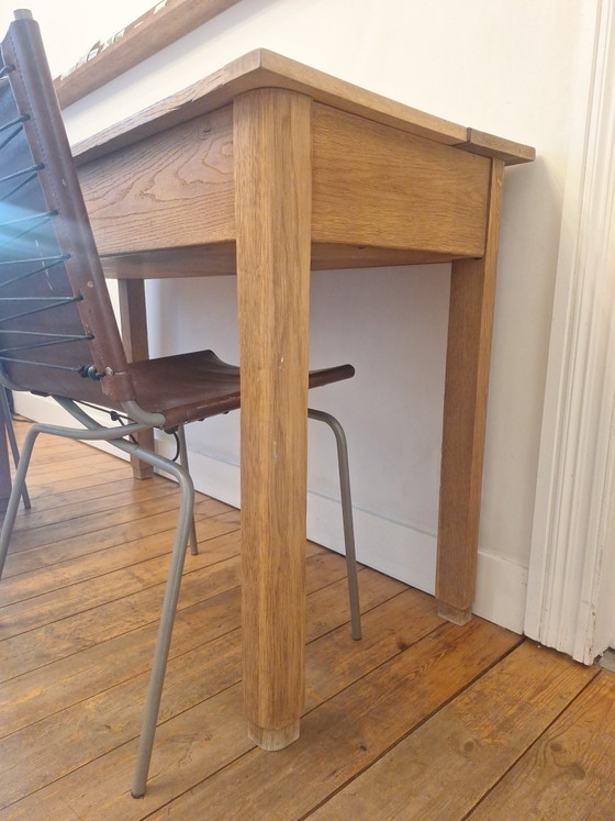 Autentica scrivania scolastica in legno per bambini – Scrivanie, Wood (photo 5 of 5)