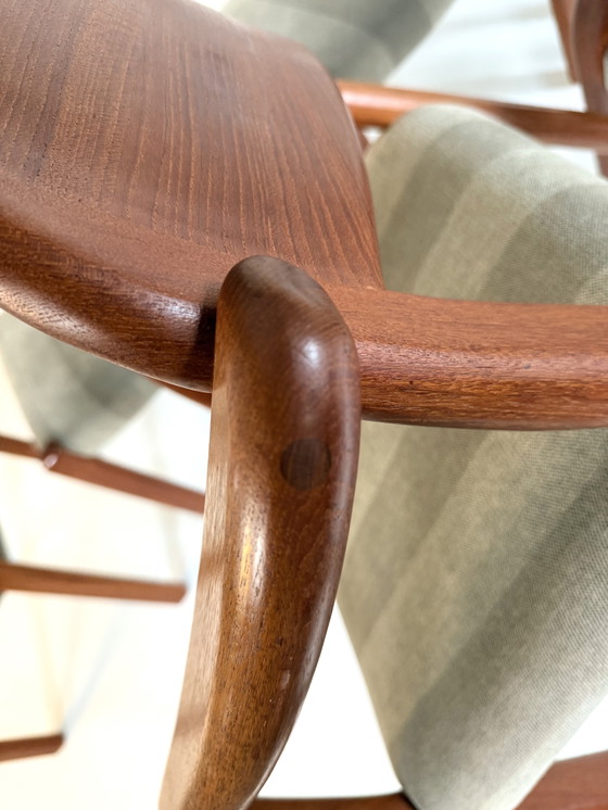 Image 1 of 6 sedie da pranzo vintage danesi, EMC Møbler '80