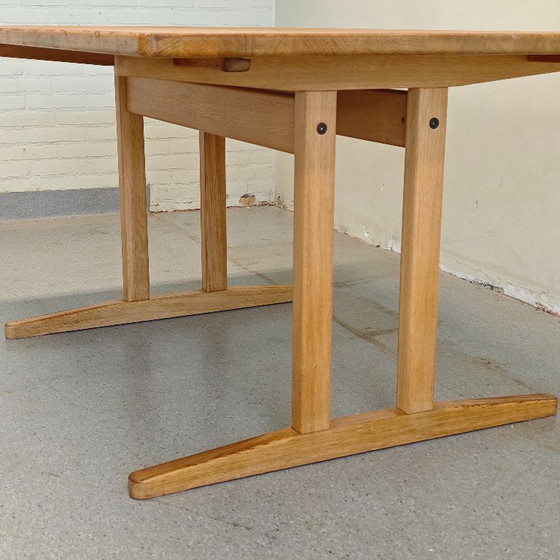 Image 1 of Set da pranzo vintage composto da 4 sedie Møller, tavolo Børge Mogensen