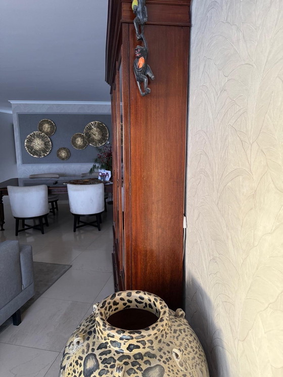 Image 1 of Mobile antico in vero legno con vetro