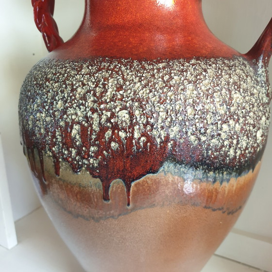 Image 1 of Grote Vloervaas (50cm)Jasba keramiek eind jaren 60